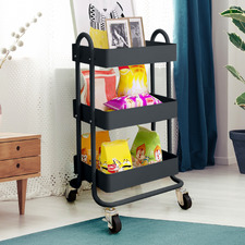 Shelton 3 Tier Metal Storage Trolley