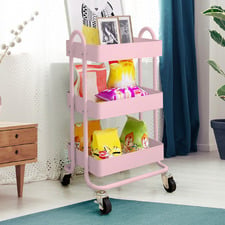 Shelton 3 Tier Metal Storage Trolley