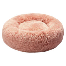 Pink PaWz Faux Fur Calming Cat Bed