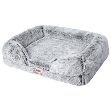 Grey PaWz Memory Foam Dog Cushion