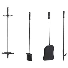 4 Piece Traderight Fireplace Tool Set