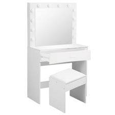 2 Piece Bennett LED Dressing Table & Stool Set