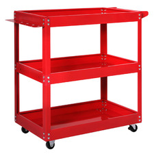 Campbell 3 Tier Steel Bar Cart