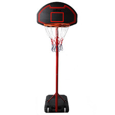 Black & Red Rhodes 250cm Basketball Hoop Stand