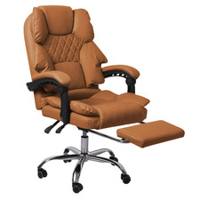 Geraint Upholstered Gaming Office Chair with Footrest