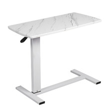White Lynden Adjustable Desk Table