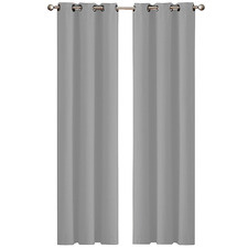 Poral Triple Layer Eyelet Blockout Curtains (Set of 2)