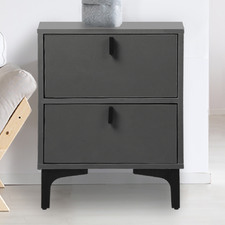 Otto 2 Drawer Bedside Table