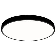 Wexler Black Round LED Oyster Light