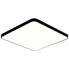 Wexler Black Square LED Oyster Light