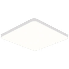 White Wexler Square LED Ceiling Light