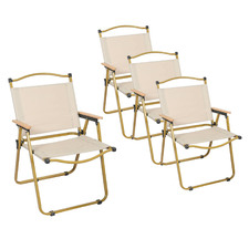Axton Outdoor Foldable Chairs (Set of 4)