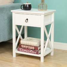 White Joely Bedside Table