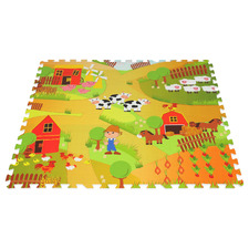 9 Piece Kael Farm Puzzle Playmat Set