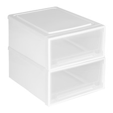 Evren Stackable Storage Drawers (Set of 2)