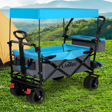 Tiernan Outdoor Collapsible Wagon Cart