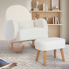 2 Piece Alessa Rocking Chair & Footstool Set