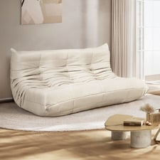 Vega 3 Seater Togo Lazy Caterpillar Compressed Replica Lounge Sofa