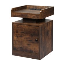 Zaki LED Bedside Table