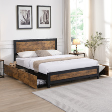 Higgins Bed Frame with Storage Drawers