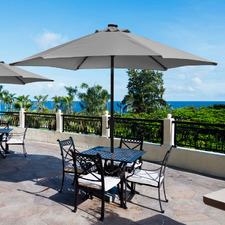 2.7m Talia Solar-Lighted Market Umbrella