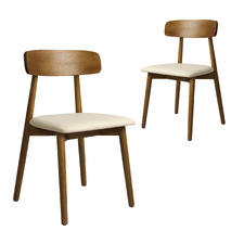 Sujin Rubberwood Dining Chairs (Set of 2)