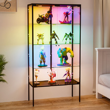 Luca 4 Shelf Glass Display Cabinet