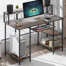 Pietro Computer Desk with Shelves