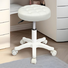 Caribou Faux Leather Adjustable Salon Stool