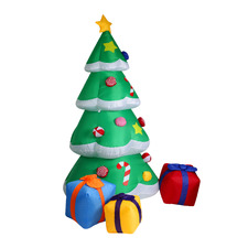 Christmas Tree & Gift Bag LED Inflatable Decoration