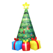 Tree & Presents LED Inflatable Christmas Decoration