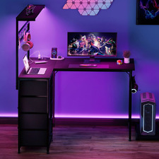 Nelson L-Shape LED Gaming Desk