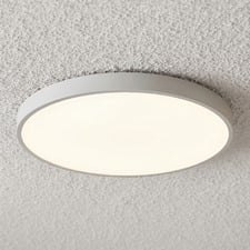 Wexler White Round LED Oyster Light