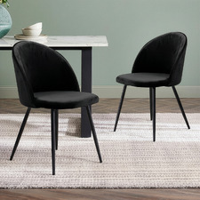 Emilie Velvet Dining Chairs (Set of 2)