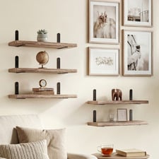 Zachary Wall Mounted Shelves (Set of 5)