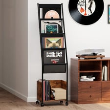 Kinsley Vinyl Record Storage Shelf