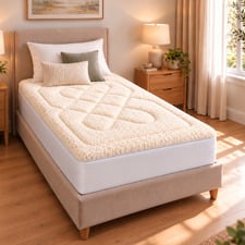 DreamZ Wool Mattress Topper