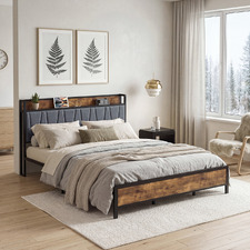 Clarisse Bed with Charging Station