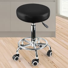 Devon Faux Leather Adjustable Salon Stool