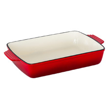 34cm Enamelled Cast Iron Roaster