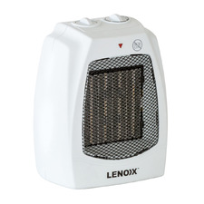 White Rainier Ceramic Indoor Heater