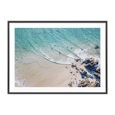 Byron Bay The Pass Framed Print