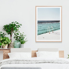 Iceberg Steps Framed Print