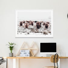 Highland Tribe Framed Print
