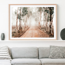 Winter Gums Framed Paper Print Wall Art