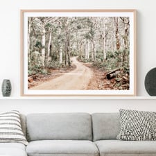 Bush Tracks Framed Paper Print Wall Art