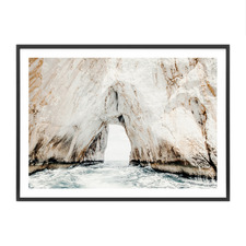 Blue Grotto Framed Paper Print Wall Art
