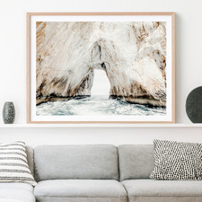 Blue Grotto Framed Paper Print Wall Art
