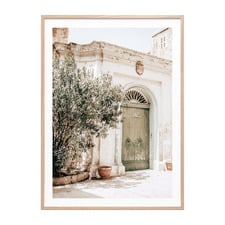 Old Town Framed Paper Print Wall Art