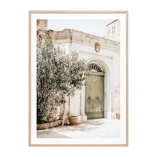 Old Town Framed Paper Print Wall Art